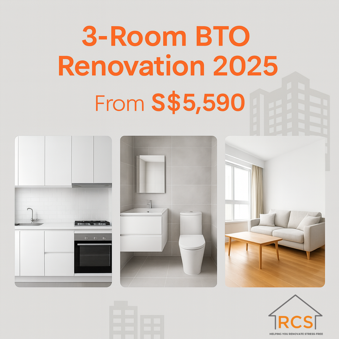 3-Room BTO Renovation Singapore 2025
