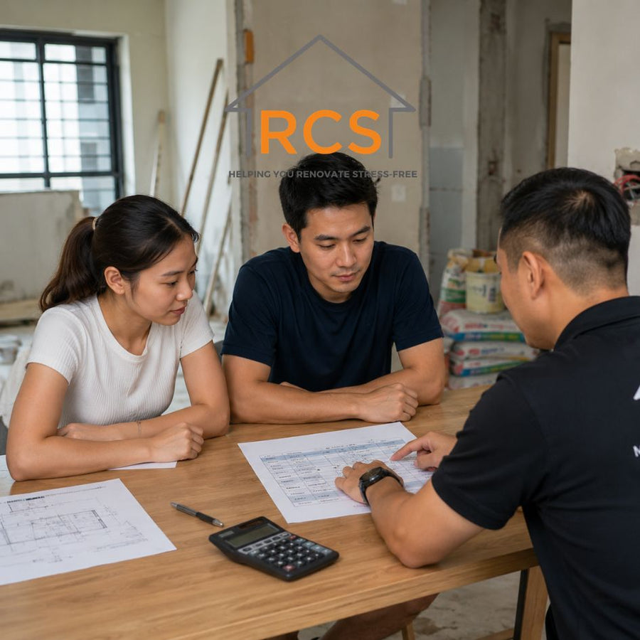 HDB Renovation Payment Schedule