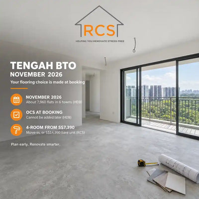 Tengah BTO November 2026: 5-Room, 3Gen and Reno Cost