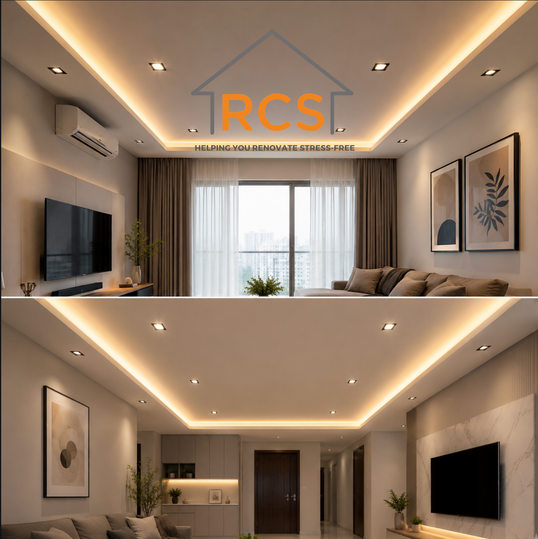 False Ceiling & Cove Lighting Cost in Singapore (2026 HDB Guide)