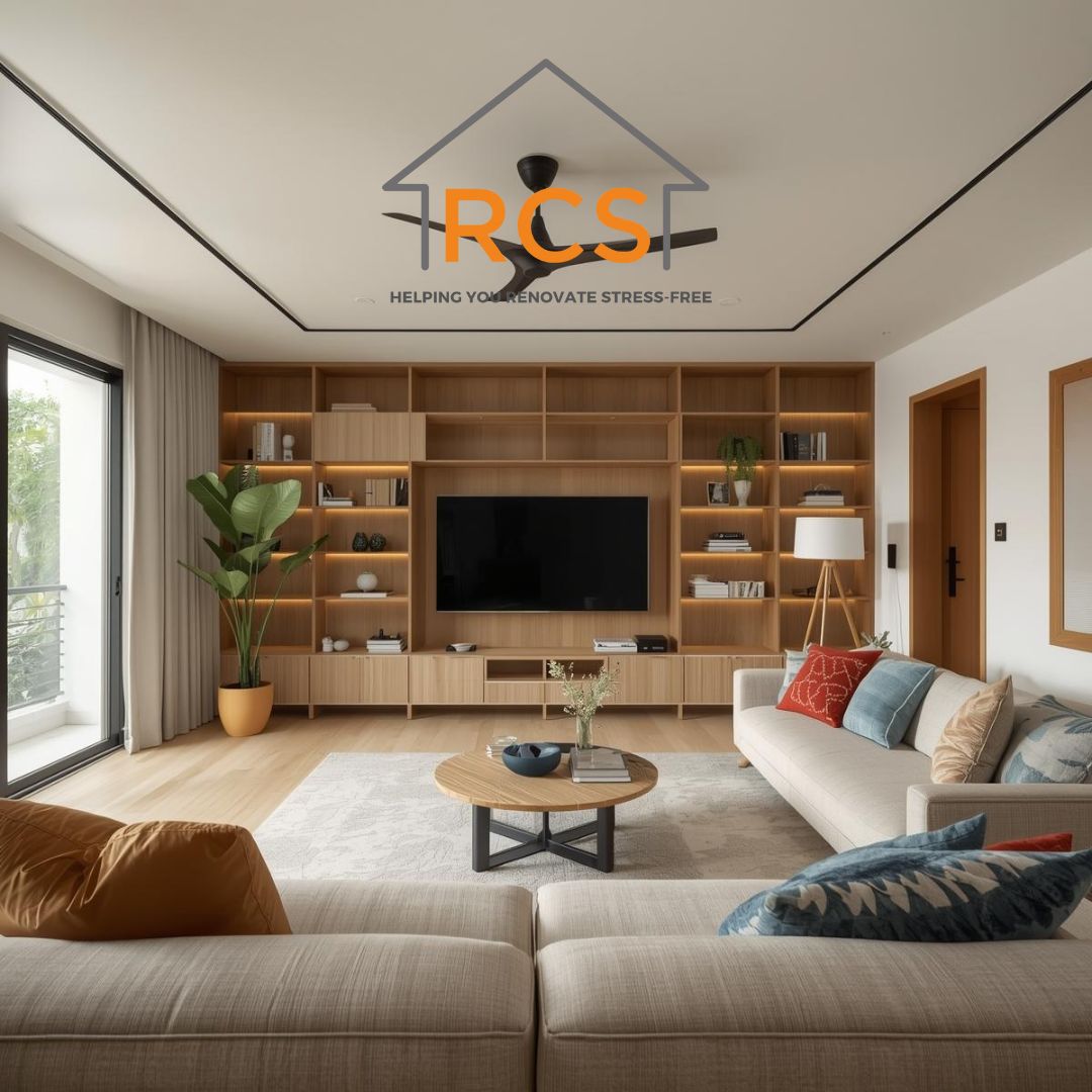 Illustration of Small Living Room Renovation Cost