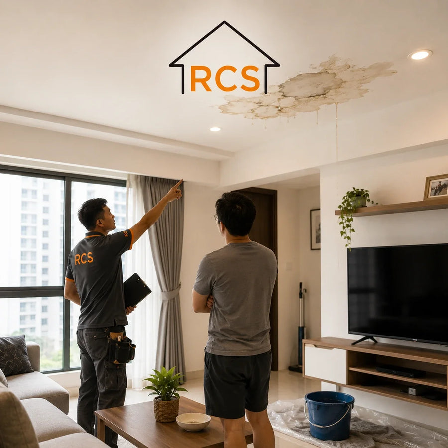 HDB Ceiling Leak Between Floors