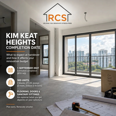 Kim Keat Heights Completion Date: Sep 2027 + Reno Cost