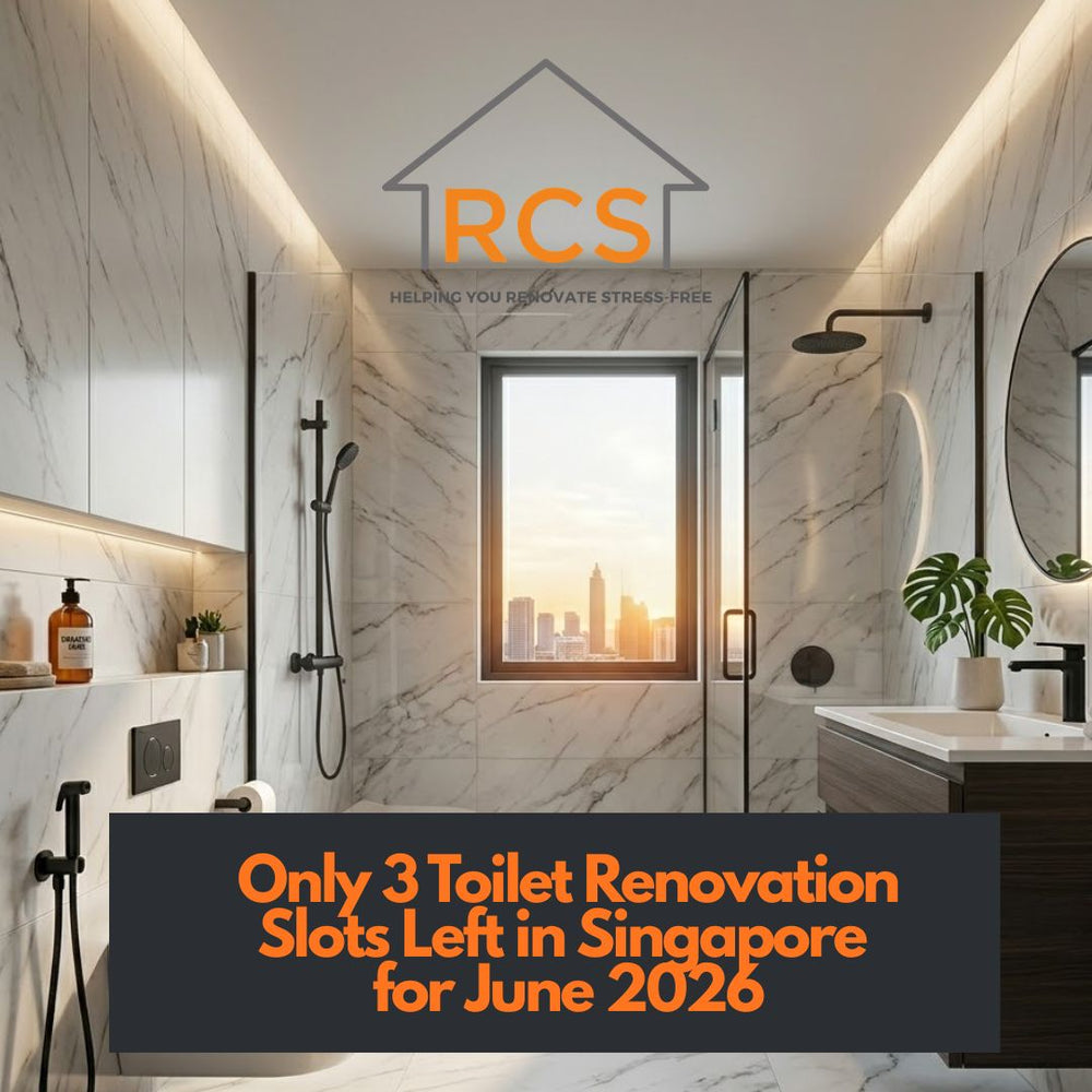 Only 3 Toilet Renovation 