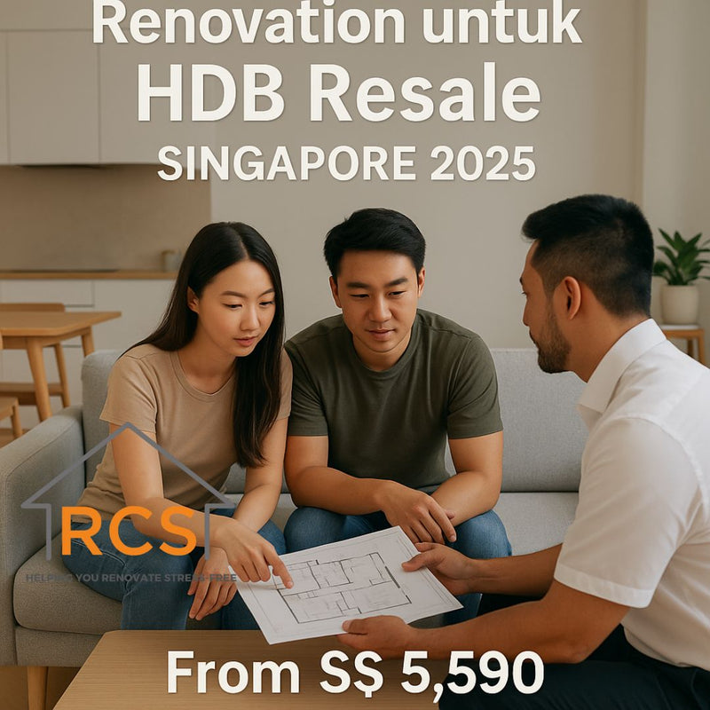 Renovation HDB Resale Singapore 2025 | From S$5,590