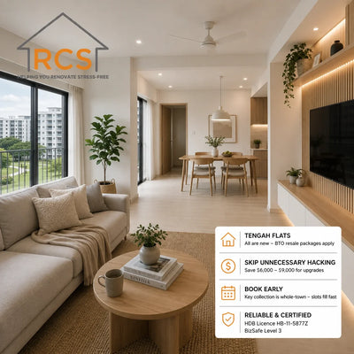 Whole House Renovation Tengah 2026: From S$22,990