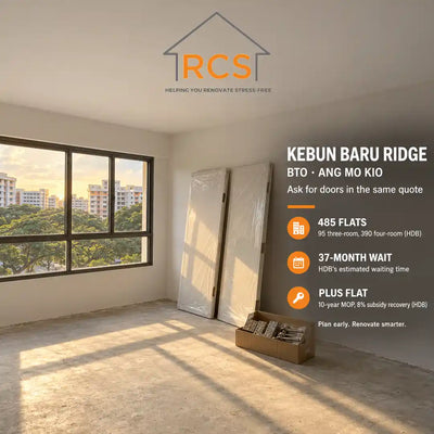 Kebun Baru Ridge BTO: Completion Date, Units & Reno Cost