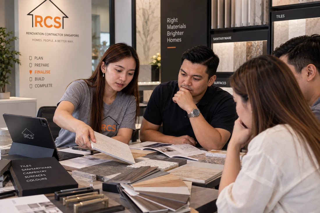 FINALISE: Finalise decisions, selections and scheduling before works progress.