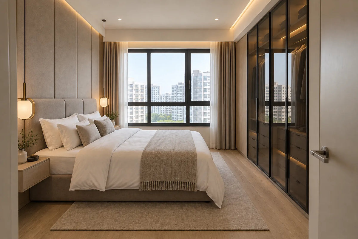 4-room BTO bedroom after renovation