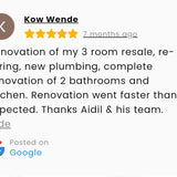 Kow Wende - 3rm Resale Tao Cing Rd